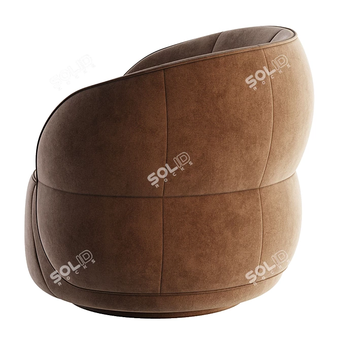 Stylish Clip Armchair from Ditre Italia 3D model image 4