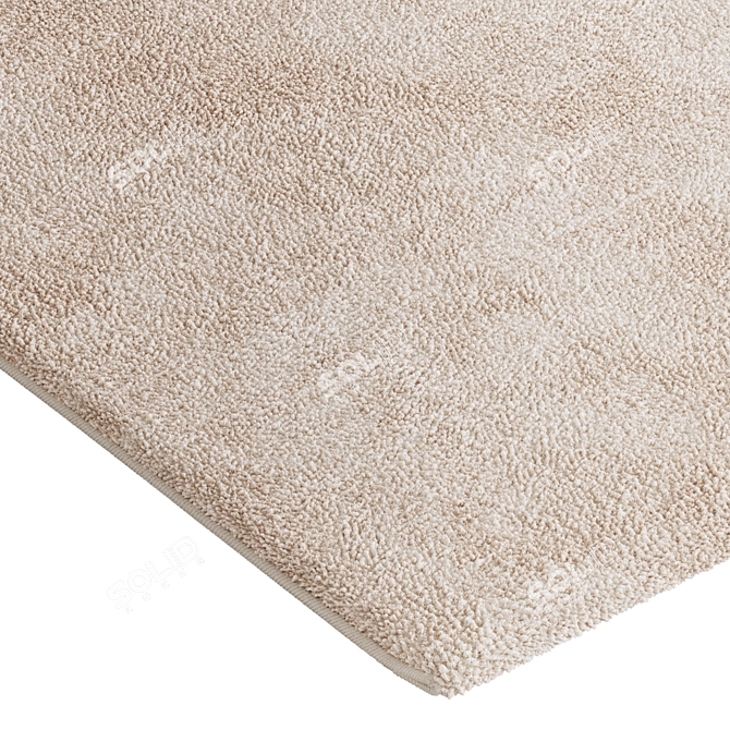 Arka Textured Carpet La Redoute 3D model image 2