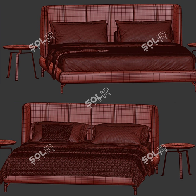 Bonaldo Basket Air Bed Model 3D model image 5