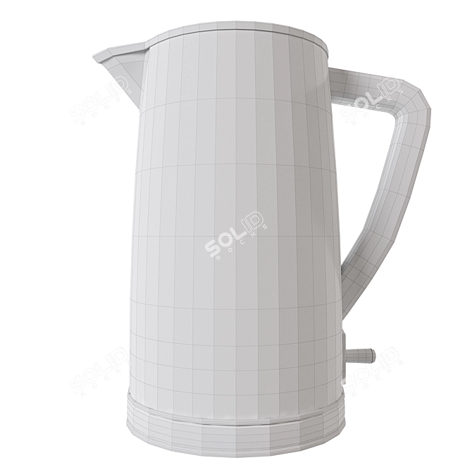 Elegant Quadro Wilfa Teapot 3D model image 2