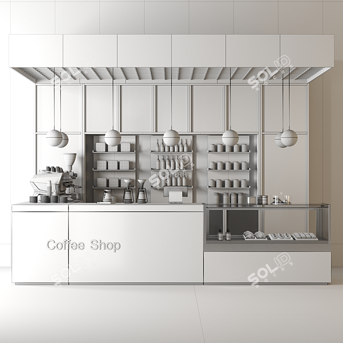 Café 07 FBX Export File 3D model image 6