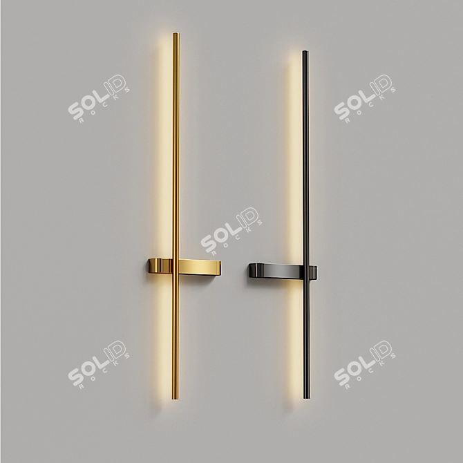 Gia Pair Wall Lights Set 3D model image 4