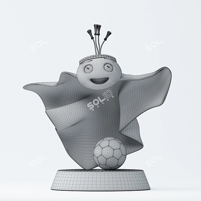 FIFA World Cup Mascot Model 3D model image 2