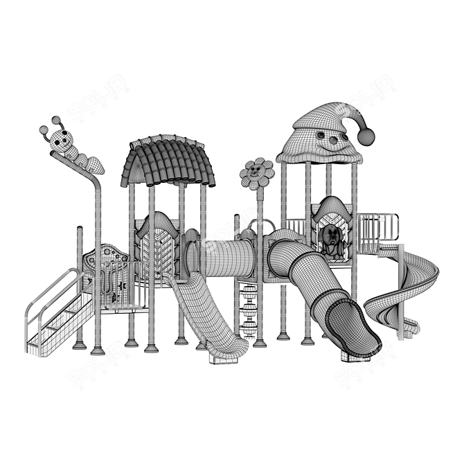 Interactive Playhouse Set - Vray & Corona - 3D Models 3D model image 4