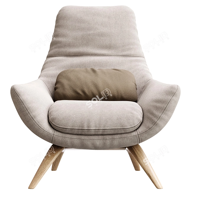 ERMES Modern Designer Furniture Set 3D model image 7