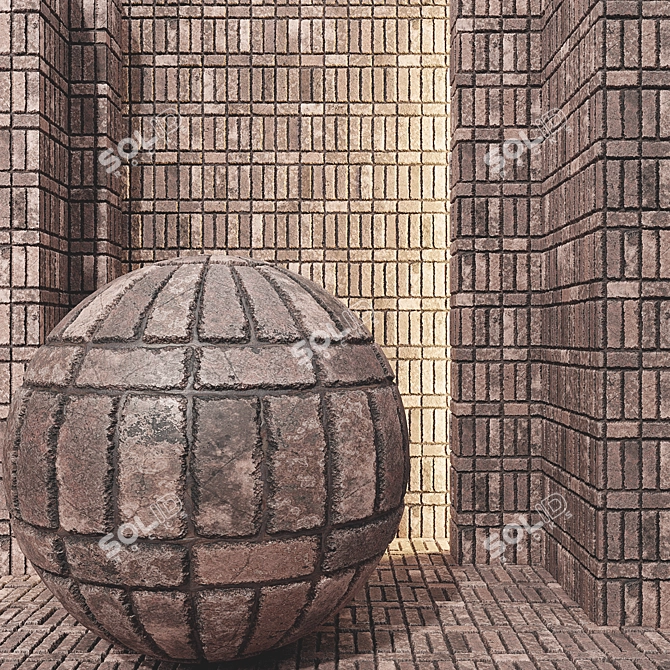 High-Quality Brick Texture Pack 3D model image 1