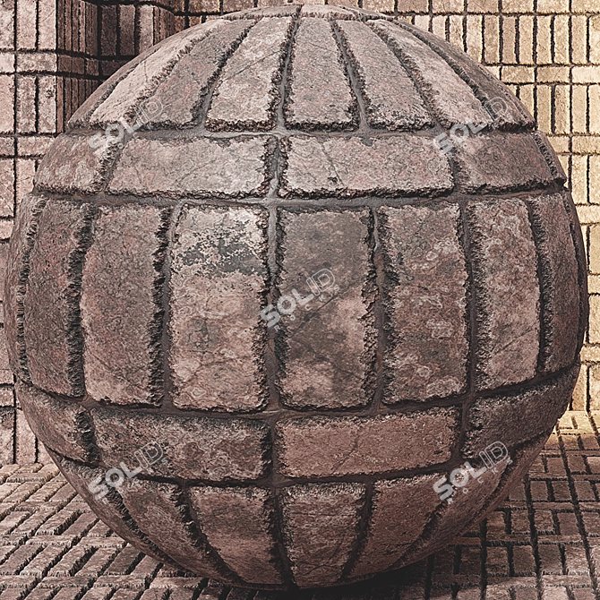 High-Quality Brick Texture Pack 3D model image 2