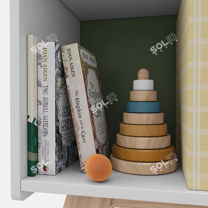 Kids Room Decor Set 3D model image 3