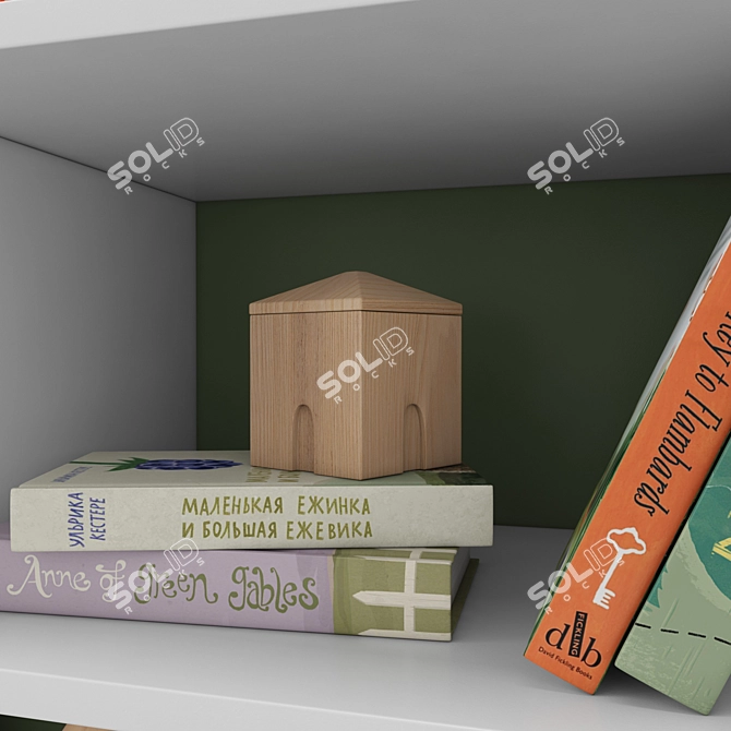 Kids Room Decor Set 3D model image 7