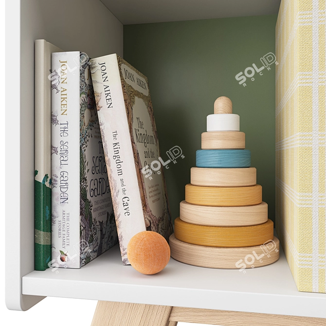 Kids Room Decor Set 3D model image 19