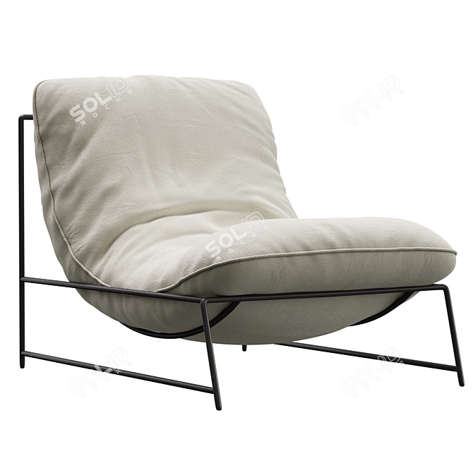 Modern 3D RITO Sculpture Model 3D model image 2