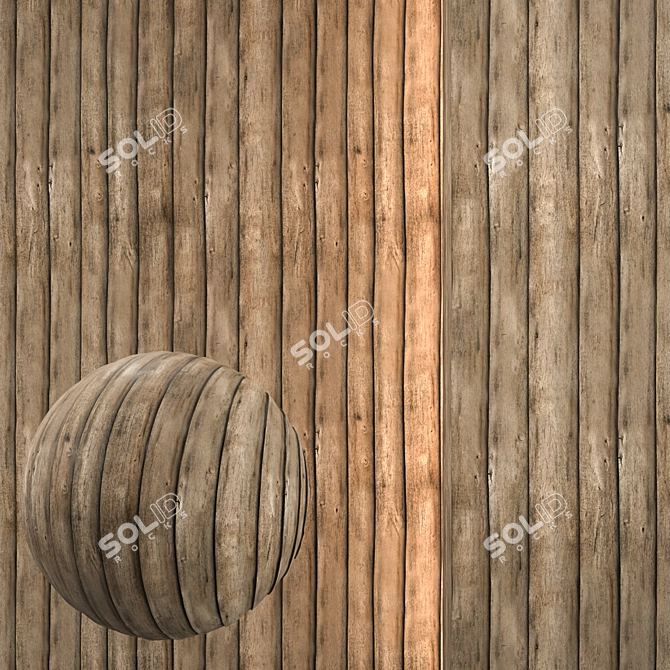 Seamless Wood Texture Pack 3D model image 1