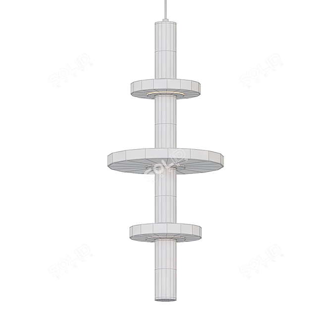 Elegant Modern Olavia B Lamp 3D model image 2