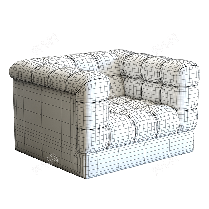 3D Crate&Barrel Chiltern Chair Model 3D model image 6