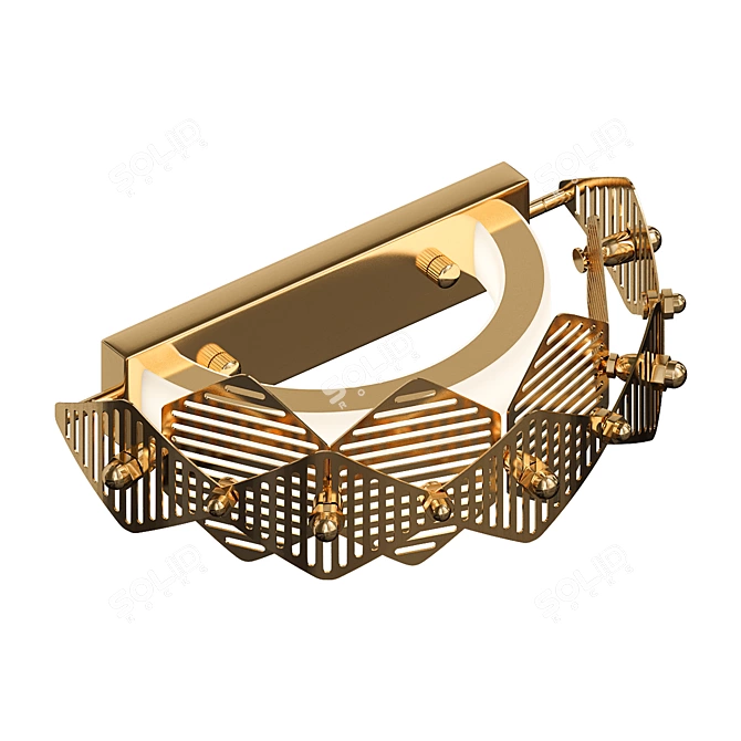 Luxe Wall Light by ImperiumLoft 3D model image 3