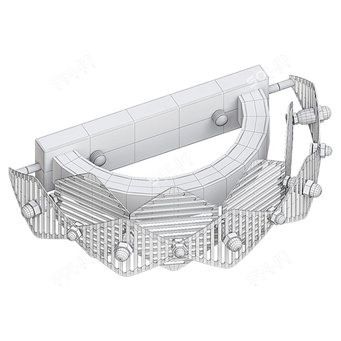 Luxe Wall Light by ImperiumLoft 3D model image 4