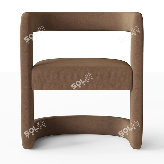 Alton Dining Chair by RH 3D model image 2