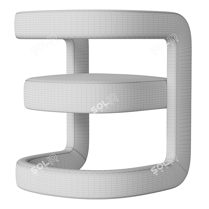 Alton Dining Chair by RH 3D model image 7