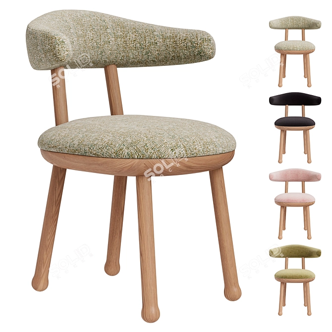 Pierre Yovanovitch Oopsy Chairs Collection 3D model image 1