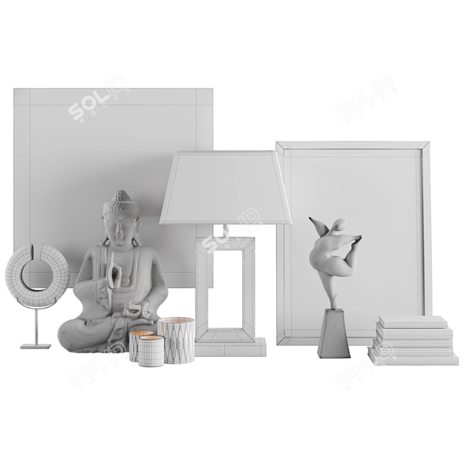 Artwood Arezzo Lamp Set 3D model image 7