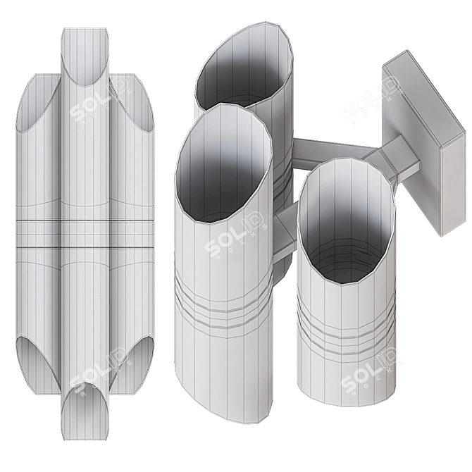 Modern Wall Lamp 143766-22 3D model image 4