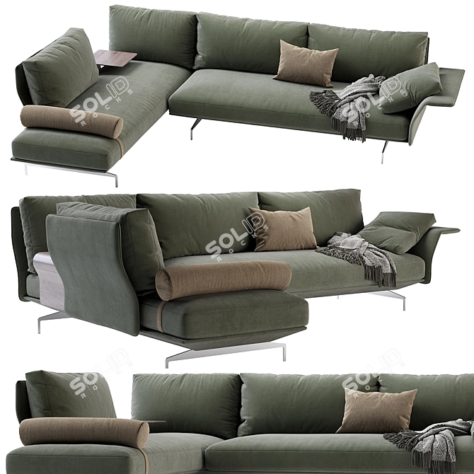 Saba Avant Apres Modern Sofa 3D model image 3