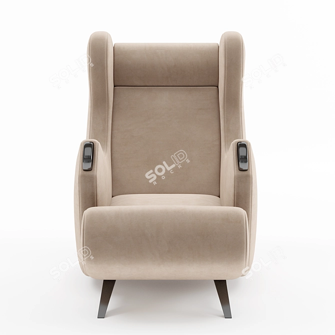 Luxury Cadillac Armchair by Pierre Augustine 3D model image 2