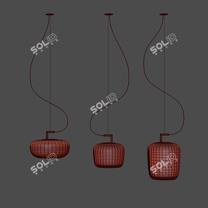  Brokis Double Pendant Lamp 3D model image 7