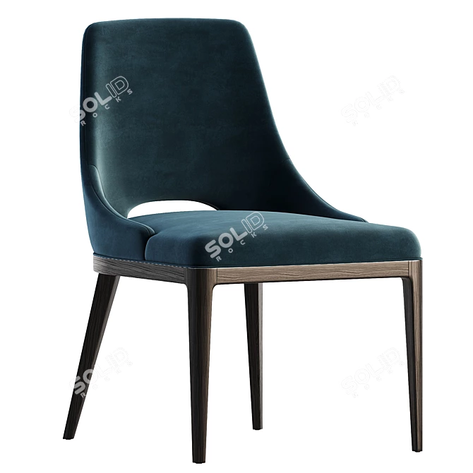 Modern Aspen Side Chair Design 3D model image 4