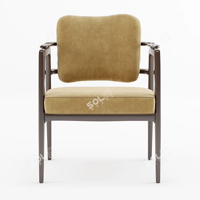 Modern Armchair Tanah Collection 3D model image 2