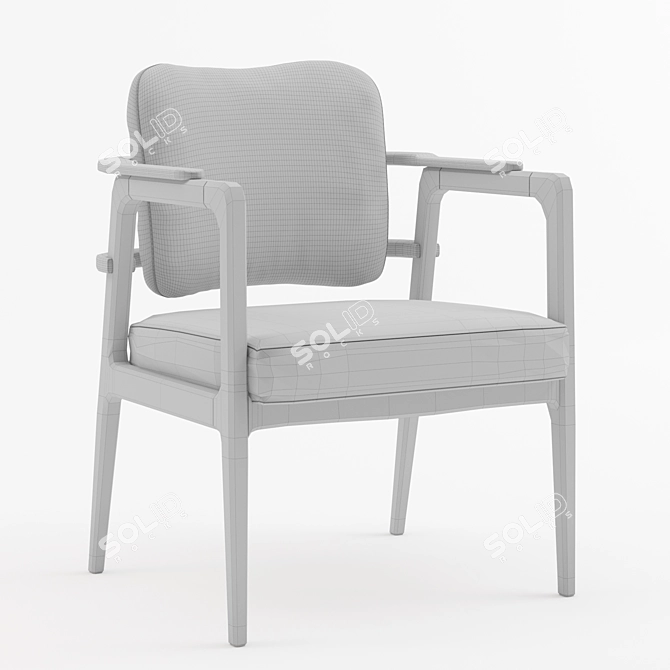 Modern Armchair Tanah Collection 3D model image 3
