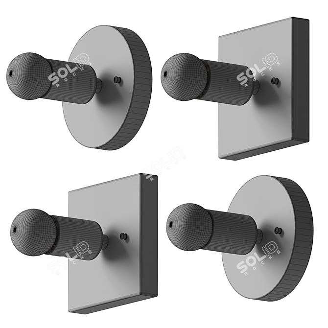 Retro Vibes Sconce Duo 3D model image 3