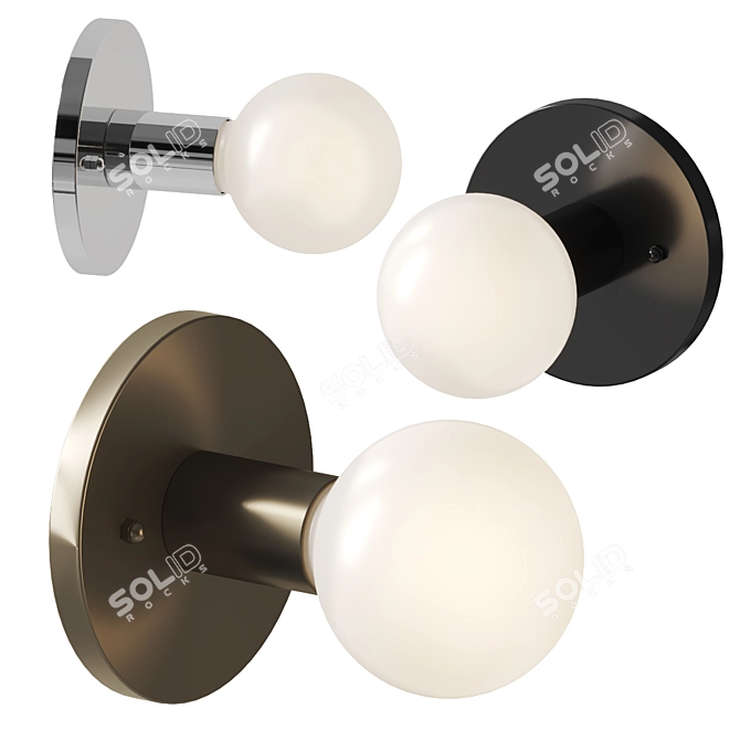  Peared Creation Sconce Light 3D model image 1