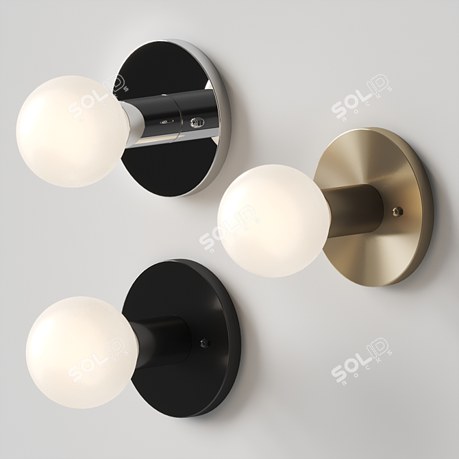  Peared Creation Sconce Light 3D model image 3