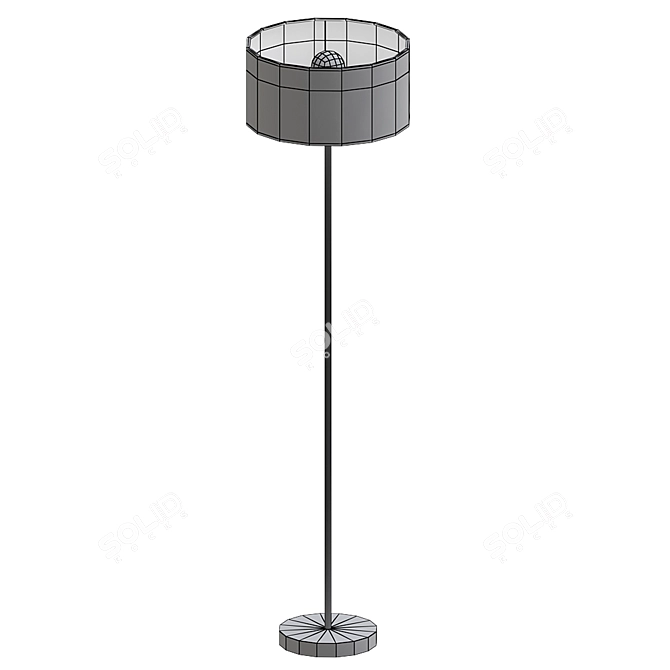 Sleek Modern Design Lamp 3D model image 2