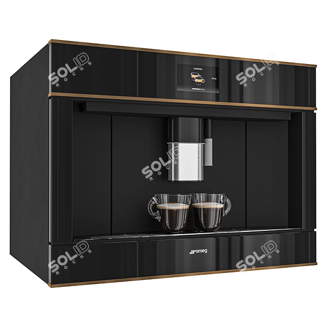 Smeg Dolce Stil Novo Kitchen Set 3D model image 10