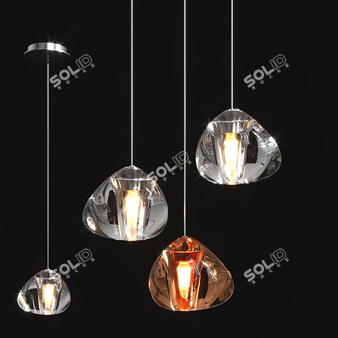 Metaphysical Glow Plafond Light 3D model image 1