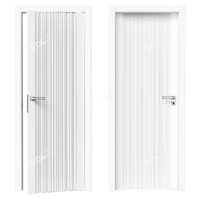 TREND TR16 Bianco Interroom Door 3D model image 2