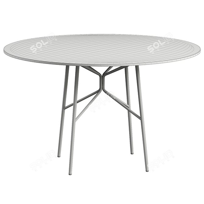 Elegant BABEL D KISSI Table 3D model image 4