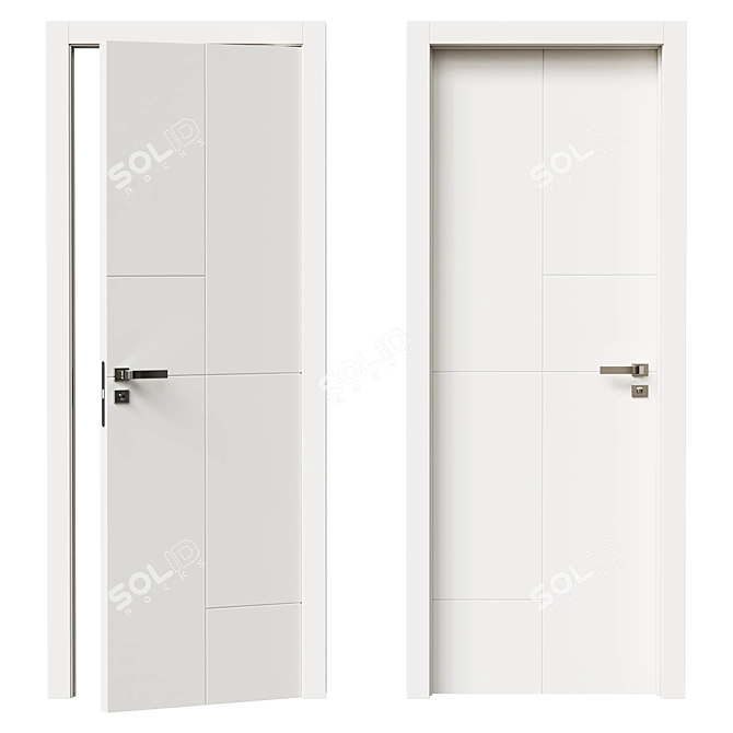 TREND Union Interior Door 2000*700 3D model image 1