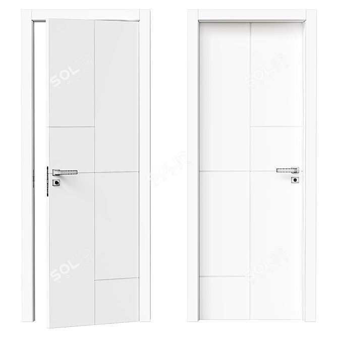 TREND Union Interior Door 2000*700 3D model image 2