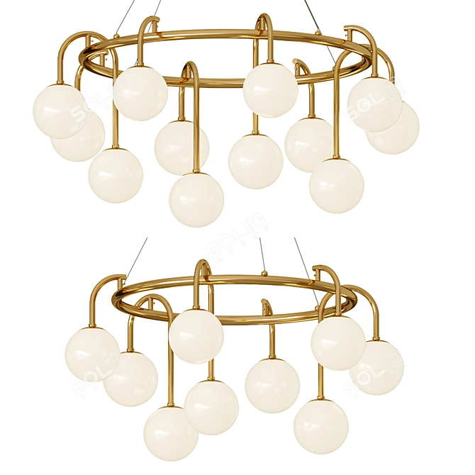 Modern Minimalist Lulla Lighting Collection 3D model image 2