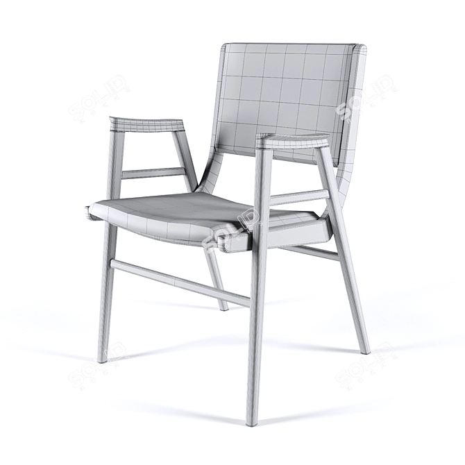 Modern Frantisek Jirak Chair 3D model image 2