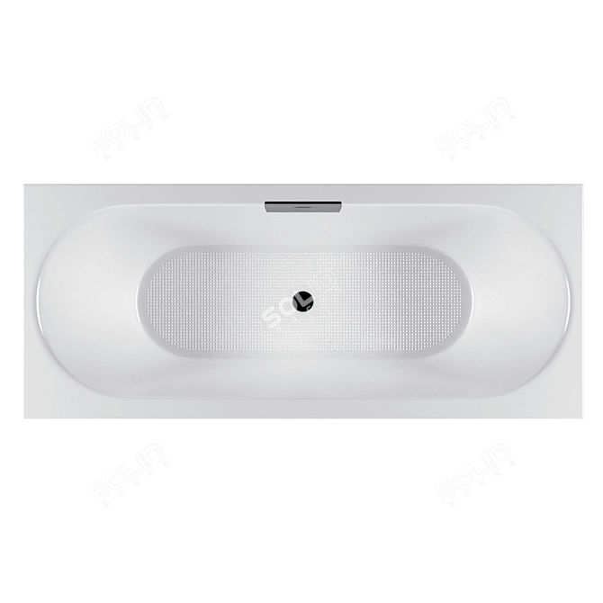 Luxurious Jacob Delafon Volute Bathtub 3D model image 1