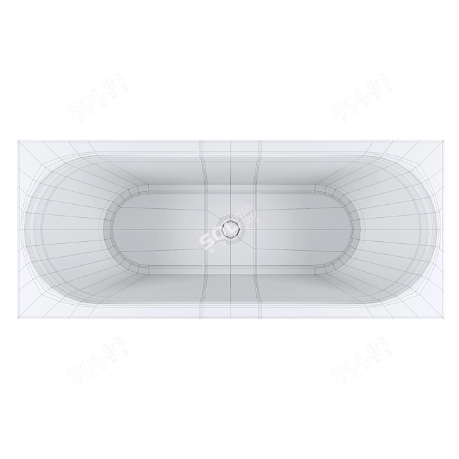 Luxurious Jacob Delafon Volute Bathtub 3D model image 3