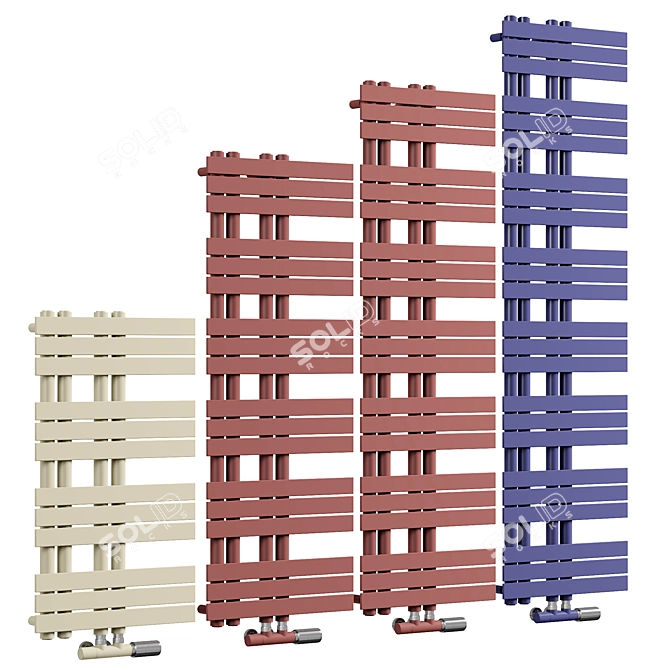 Luxury Towel Rail - CORDIVARI KELLY 3D model image 1