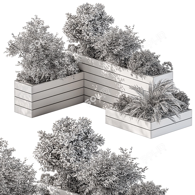  Botanical Box - Garden Flora 3D model image 4