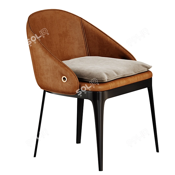 Modern Designer RIO Chair 3D model image 1