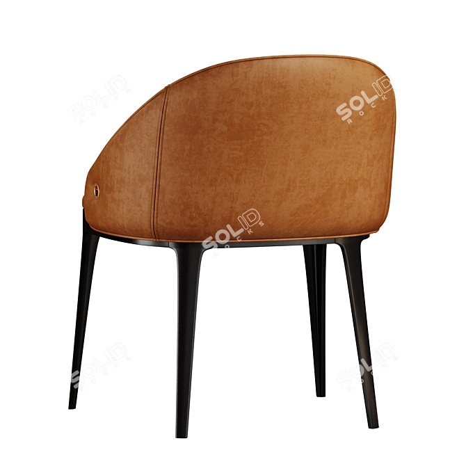 Modern Designer RIO Chair 3D model image 5