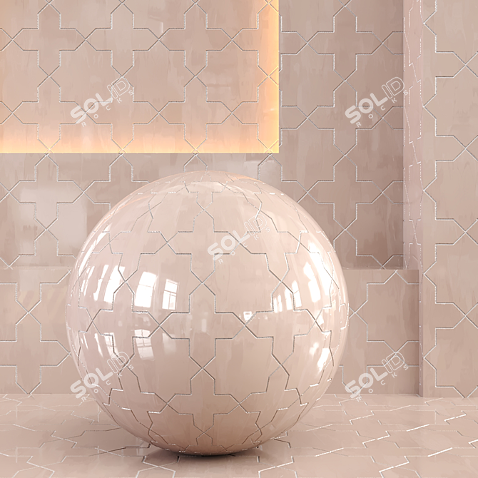 High-Res Texture Tiles Set 3D model image 2